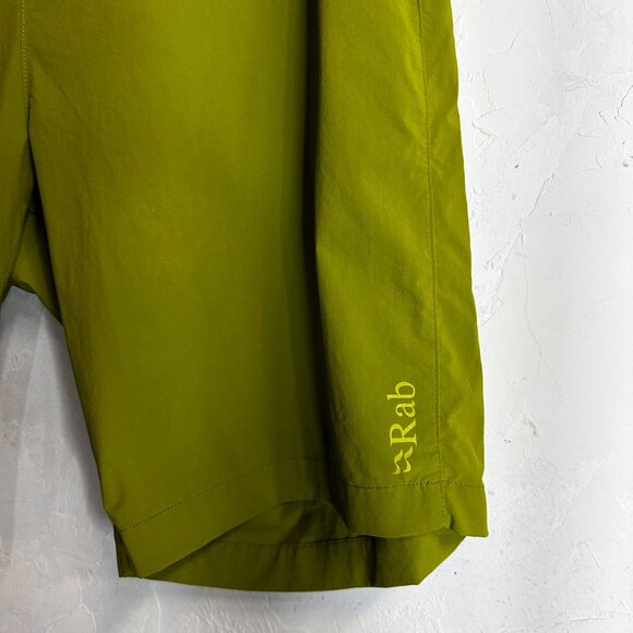 Rab Momentum Shorts Mens Running Green Athletic 9" Medium Unlined Stretch Comfor - Picture 4 of 10